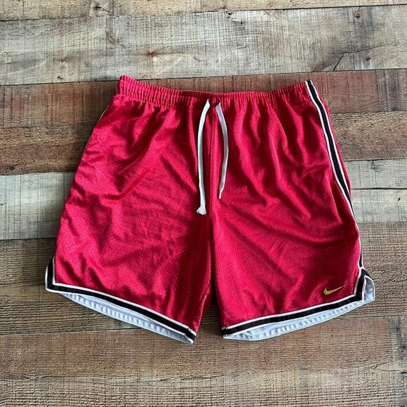 Nike vintage retro mens running athletic 6" shorts in red -S - Picture 1 of 8